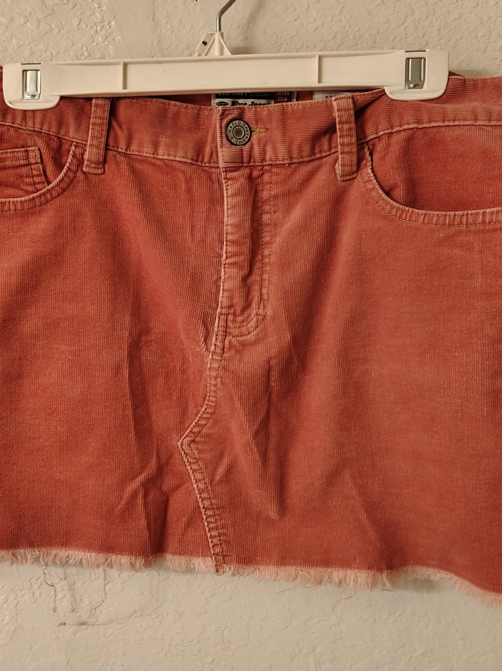 Old Navy Rust Corduroy Mini Skirt